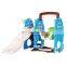 kids lovely indoor plastic swing and slide play set