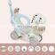 Kids outdoor playground accessories plastic little rocking horse children toys car animal spring rider