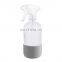 Fashionable 500ml Glass Big Capacity Spray Bottle Household Cleaning Hand Sanitizer With None-Slip Silicon Sleeve