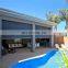 Motorized External Screen Blinds, Lowes Sliding Patio Door Blinds, Outdoor PVC Roll up Blinds