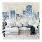 House Decoration 3D Wall Mural Flowers Wall Stickers Tv Background Vinyl Wallpapers Drop Ship