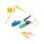 LC to LC duplex multimode fiber optic patch cord from Shenzhen factory