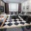 dubai building ceramics wear resistant black gold marble floor tile