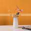 Wholesale Hydroponic Vase Nordic Vaso De Flores Handmade Coil Gold Silver Small Gradient Ceramic Vase For Rustic Home Decor