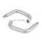 OEM 6061 6063 Aluminum U Bend Type Hose Medical Use Control Gas Liquid Flow With Machining Thread
