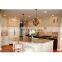 Luxury custom wood transitional style antique white oak kitchen sink cabinet