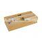 Factory Direct Supply 2 in 1 Compatible Bamboo Plastic Wrap Dispenser Foil Wrap Storage Drawers Organizer Box for Kitchen