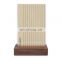 Wood Desktop Business Card Holder Display for Desk Sturdy Business Card Stand for Office Tabletop Counter Organizer