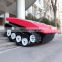 Intelligent rc rubber tracked robot tank chassis