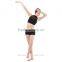 Girls Lyrical Two pieces Lace Turtle Neck Dance Crop Tops, Dance Costumes