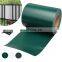 0.19*50m pvc tarpaulin vinyl privacy fence stripe, green grey color strip tarpaulin for garden fence