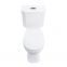 Retro design two piece ceramic toilet floor standing P-trap 180 close-coupled porcelain toilet dual-flush european rear outlet toilet