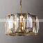 Hengzhi Custom Faceted Crystal Glass Dining Lighting HARLOW CRYSTAL ROUND CHANDELIER for Bedroom Restaurant