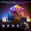 12 piezas de lámpara para decorar paredes de iluminación modular creativa DIY para juegos con sincronización musical de la APP inteligente. Luz LED RGB hexagonal con control remoto