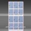 9 door double color gym locker design steel storage portable locker