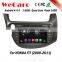 Wecaro android 4.4.4 car gps navigation system Dashboard Placement 8" for honda fit car dvd USB SD TV tuner 2009 2010 2011