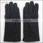 ladies winter cheap black woolen hand gloves with buld