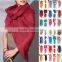 Wholesale Candy Color Cotton Polyester Maxi Plain Fashion Hijab Scarf Women Muslim Shawl