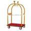 Hotel Stainless Steel Bellman Luggage Cart