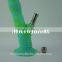Removable and Diffused silicone smoking pipe with slide and bowl Resistant silicone water pipe