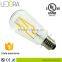 Price list 2016 LED filament lamp ST64 edison led the lamp dimmable