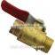 Forged full port brass ball valve with lever handle