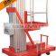 Hydraulic One Man Lift/electric Lift Work Platform/single Mast Aluminum Alloy Lift