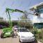 small compact trailing boom lift ladder hydraulic telescopic boom lift