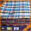 factory price custom 100 cotton yarn dyed checkered fabric