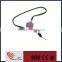 Cheap plastic zipper lanyard strap with custom logo tag