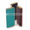 Hot selling Mobile phone charger leather power bank 10000mah for smartphone