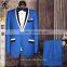2016 Hot Sale Classic European Style Wholesale Custom logo Formal Slim Fit Rayon RED royal blue Wedding Man Suits                        
                                                Quality Choice