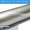 Glossy Silver Metallic Self-adhesion PVC Vinyl Foil For Car Decoration