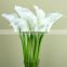 White wedding bridal calla lily bouquets