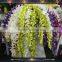 Artificial wisteria silk flower wall decoration