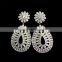 Brazil hot sale brass wholesale fashion fancy earrings for party girls