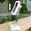 Square mirror with led lighting stand desktop mirror