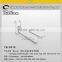 Chrome pegboard hook double wire gridwall hanger supermarket metal hook