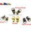 3/8" Metal D-Rings Golden Plated Dee Rings For Shoes Lace Buckle Picture Frame Hangers #FLQ072