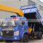 Mobile crane 5 ton hydra crane for sale in india with tipper truck