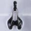 Black Soft Titanium Hollow Leather Cycling Seat Mountain Bilke Saddle