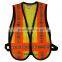 ANSI yellow orange reflective warning clothes coat for kids adults