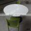 artificial stone solid surface table cafe table chair set