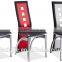 Z608-2 room furniture high back Black metal Dining Chairs modern