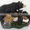 Popular Resin black bear figurine resin statue bears' family