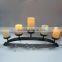 safe simple beautiful led candle with iron tabletop holder for decoration