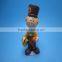 Creative resin snowman bubble head for christmas decorations