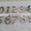 High quality anti-rust mirror polished 3d stainless steel letter sign