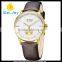 WJ-4728 EYKI brand fashion genuine leather waterproof wrist watches for men