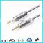Braided cable audio 3 pole jack 3.5mm aux cable